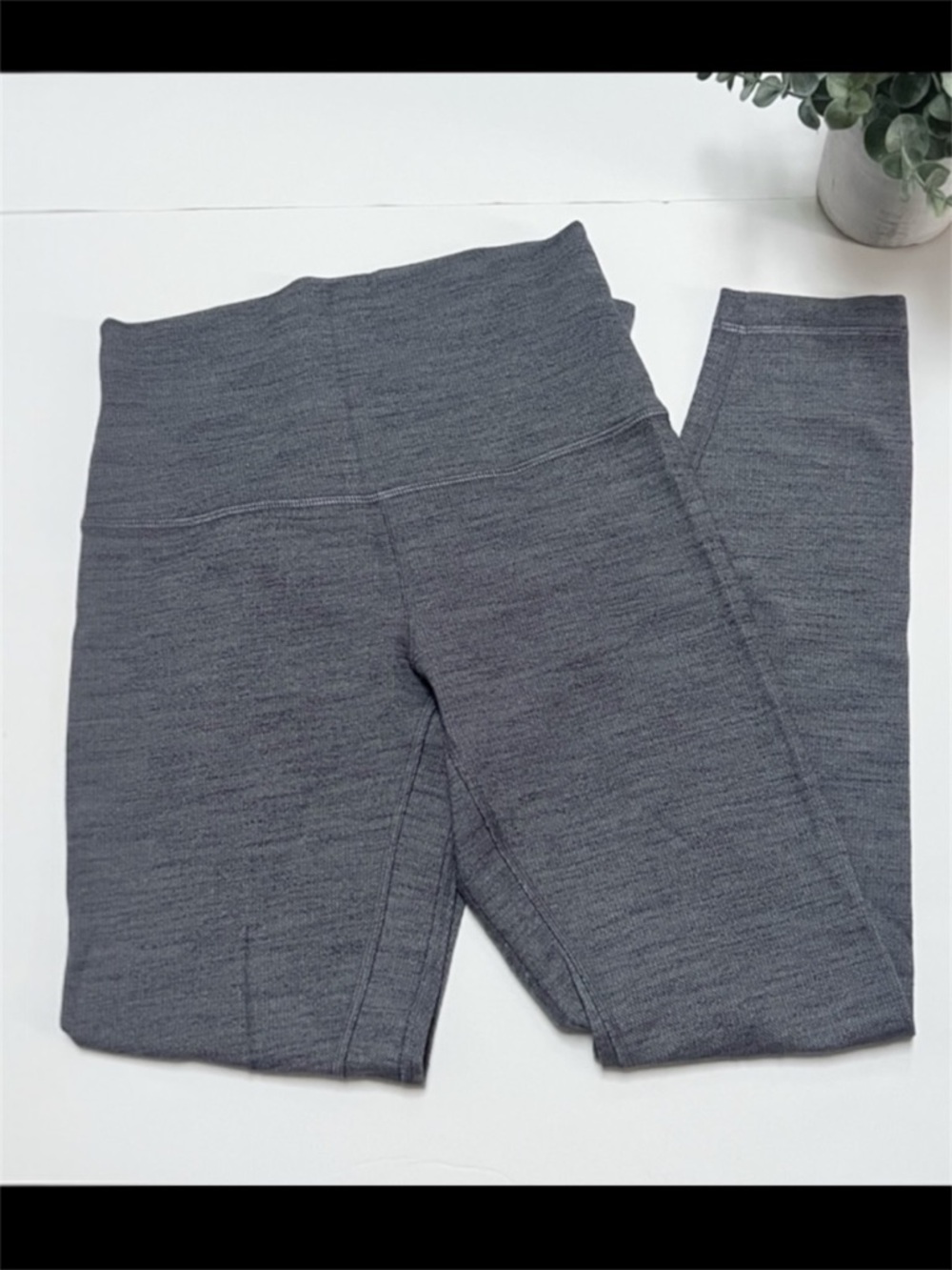 Lululemon Align High Rise Pant II 25” Mini Heathered Herringbone Size 4